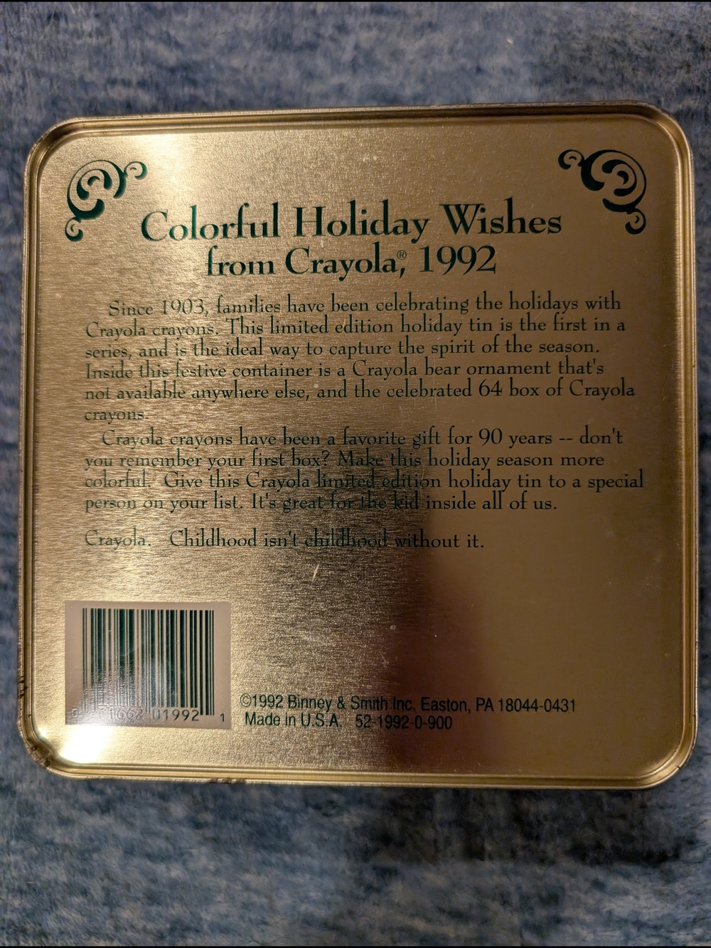 Crayola Vintage Collector's Tins And Collector's Colors Crayons - Picture 7 of 9